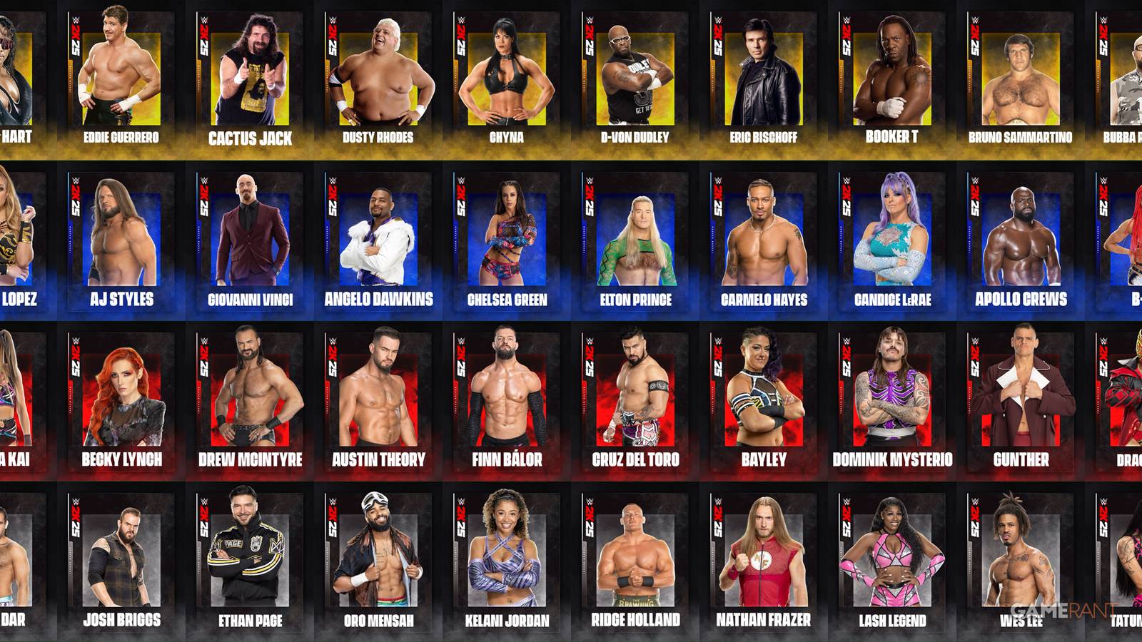 Wwe Roster Maker WWE 2K25 Full Roster and Ratings (All Superstars)