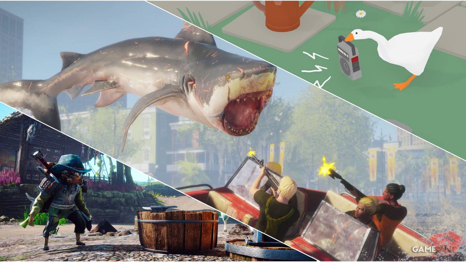 BioMutant, Maneater, Untitled Goose Game