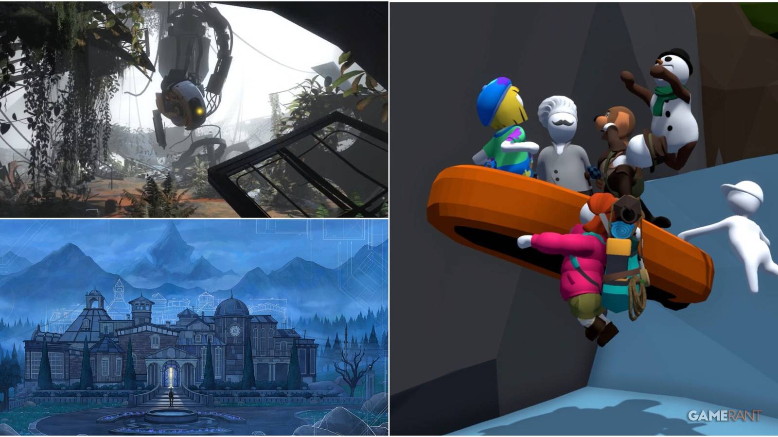 Portal, Blue Prince, Human Fall Flat