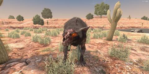 A Lone Dire Wolf In 7 Days To Die