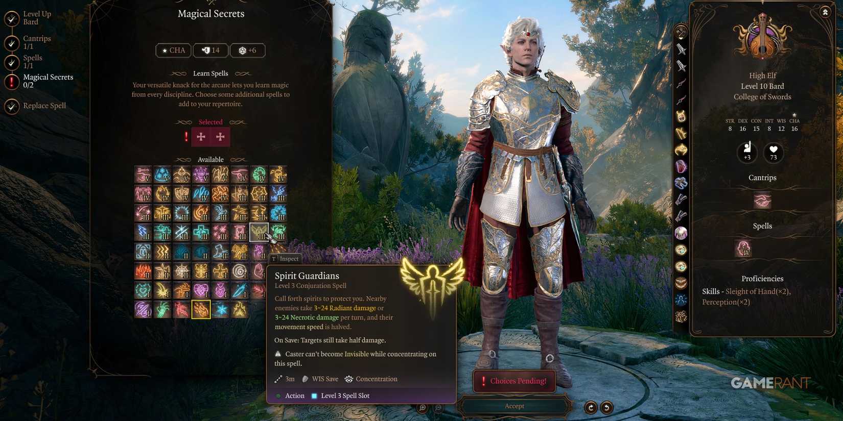 BG3 - Spirit Guardians