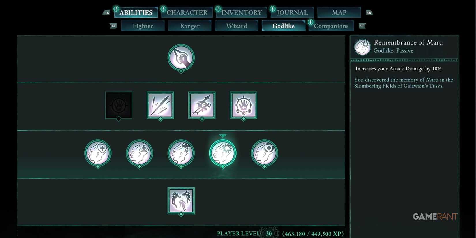Avowed-Godlike-Abilities-Menu