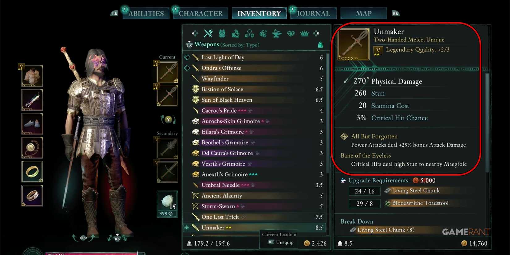 Avowed-Unmaker-Endgame-Weapons