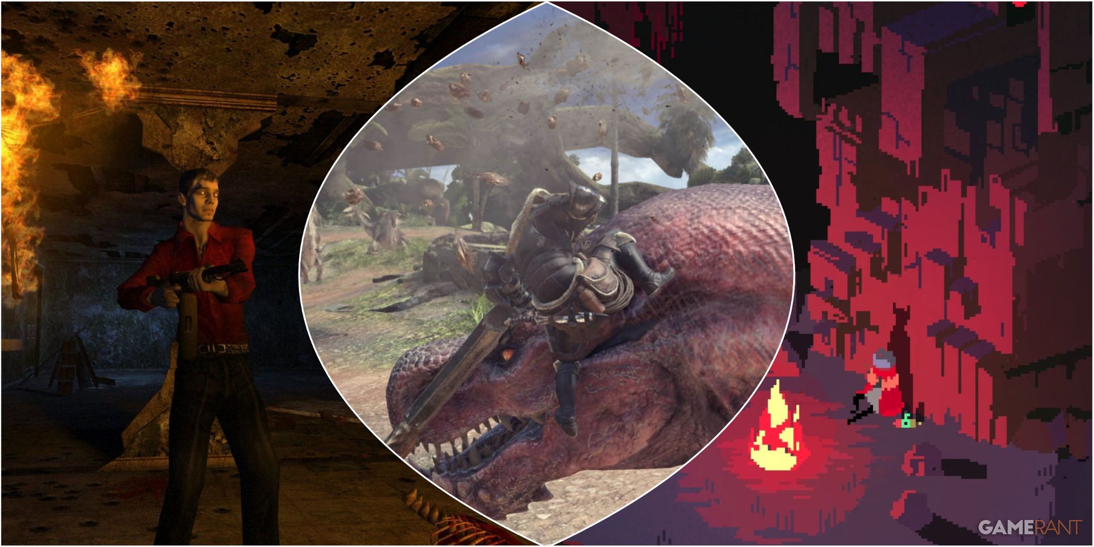 Vampire: The Masquerade - Bloodlines, Monster Hunter World, Hyper Light Drifter
