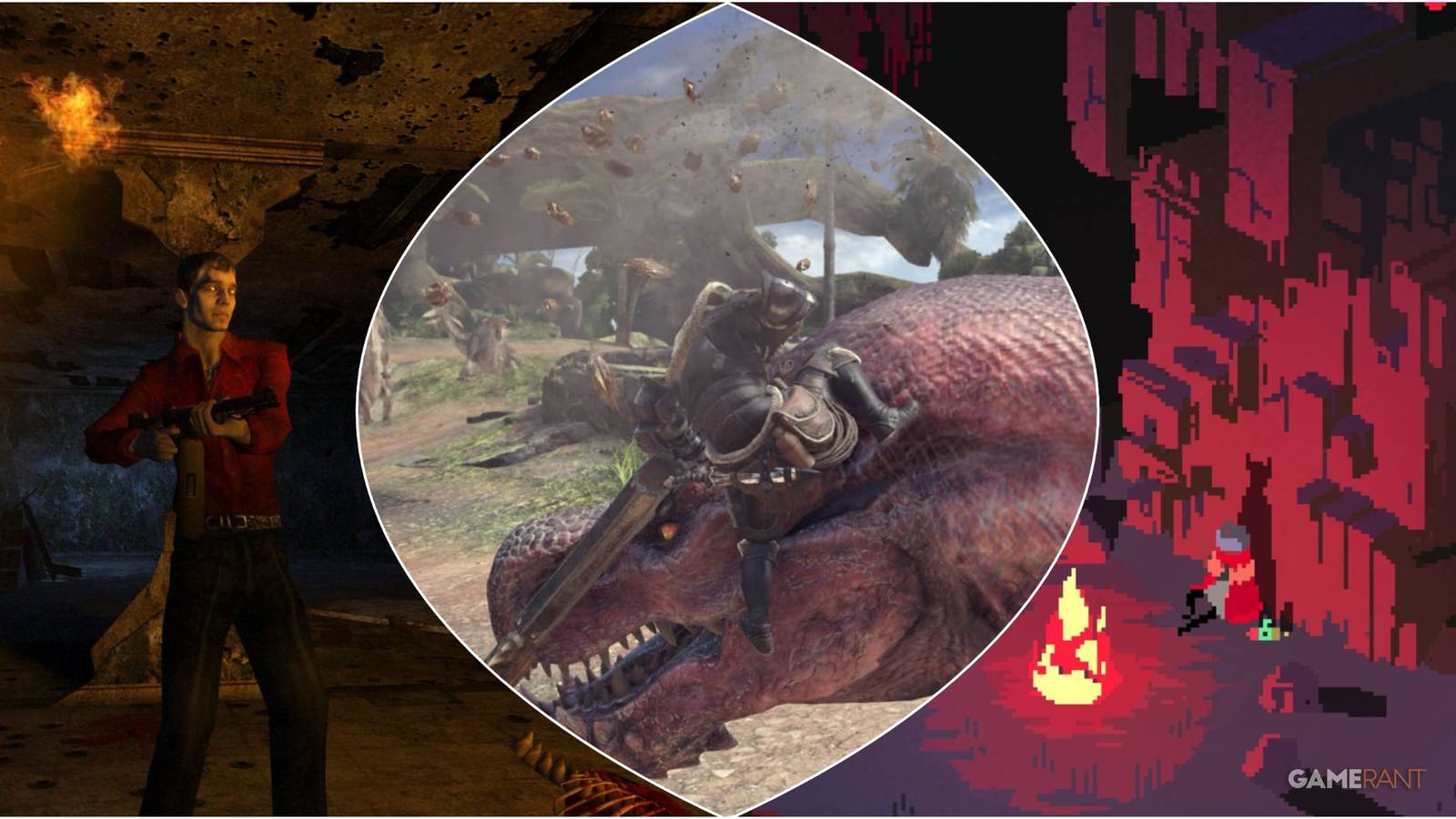 Vampire: The Masquerade - Bloodlines, Monster Hunter World, Hyper Light Drifter