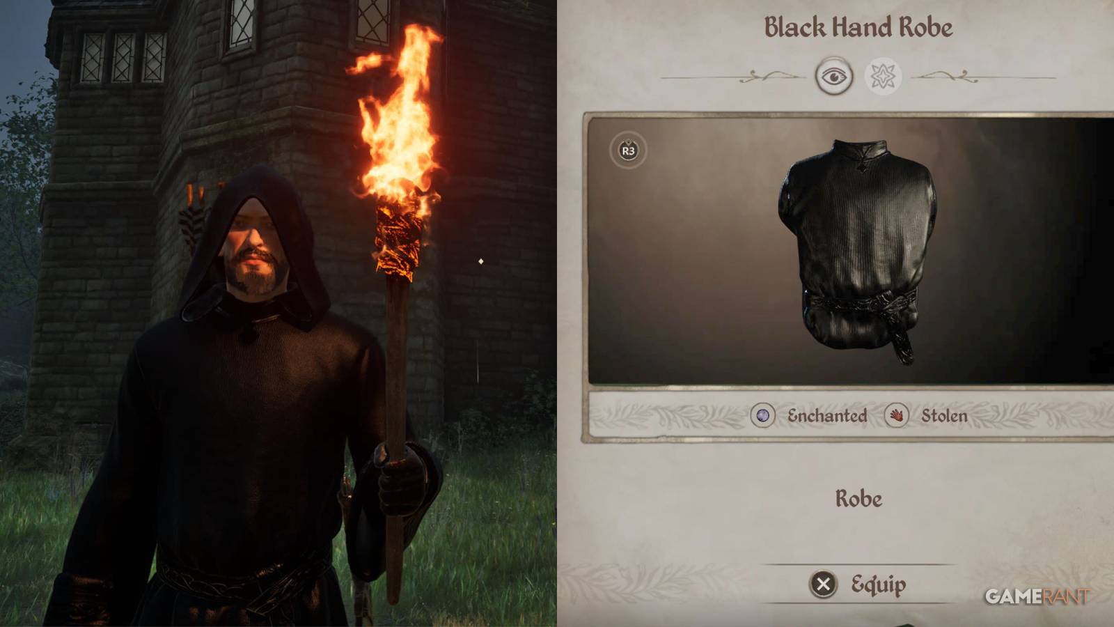 Dark Side Robe Black Hand Robes Location In Oblivion Remastered