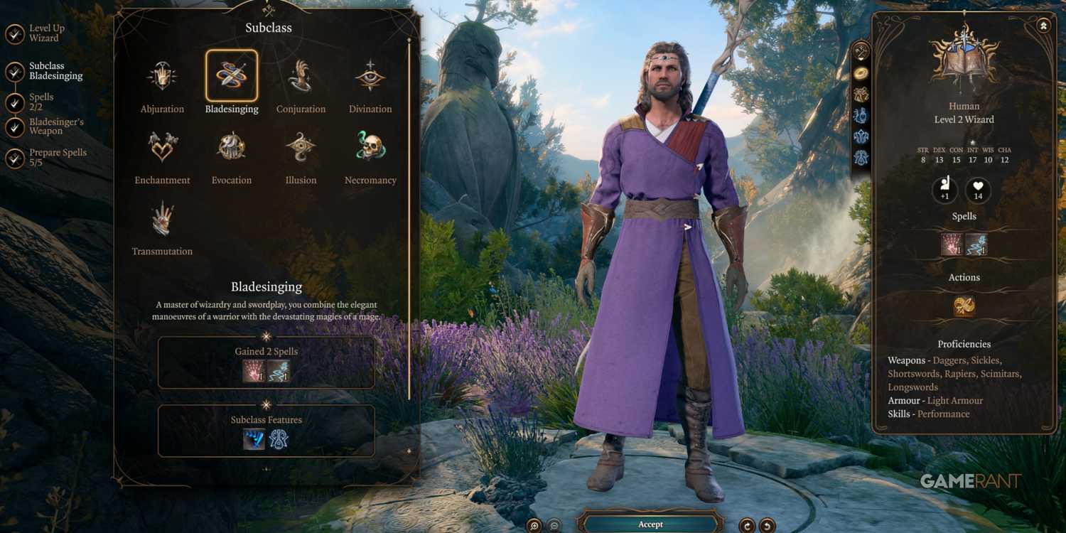 Which Baldur's Gate 3 Patch 8 Subclass Makes the Most Sense for Gale?