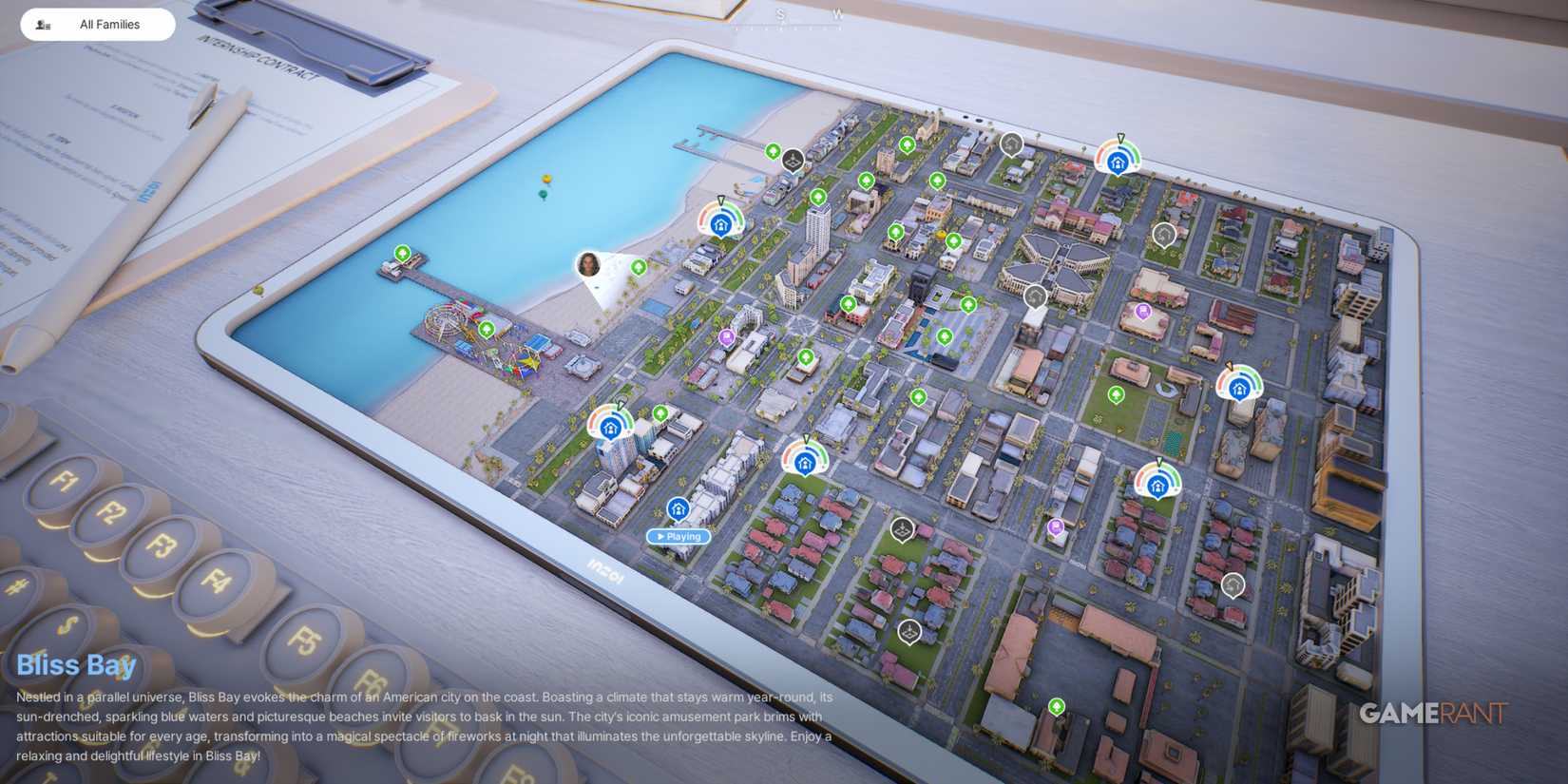 Bliss Bay Beach in inZOI