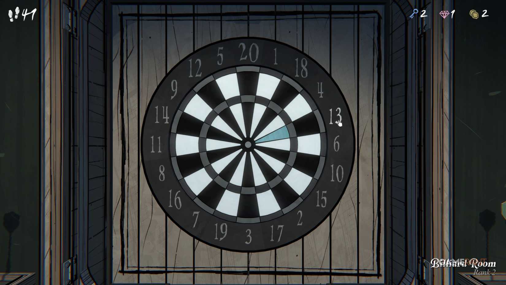 blue prince how to solve dartboard puzzle 2