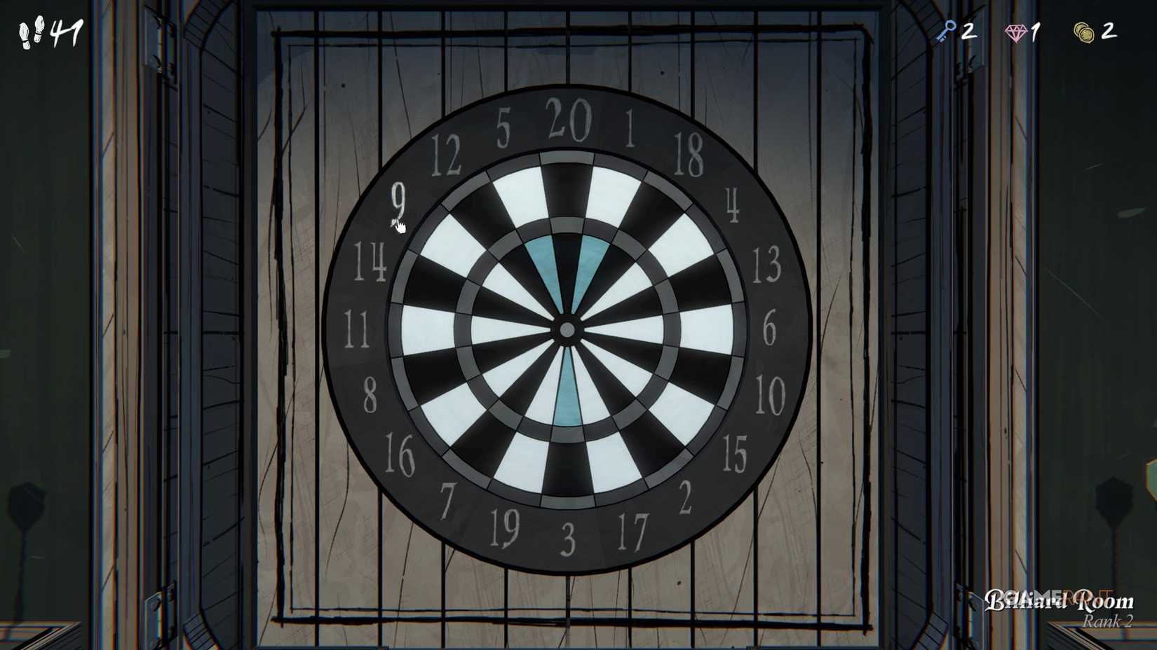 blue prince how to solve dartboard puzzle 3