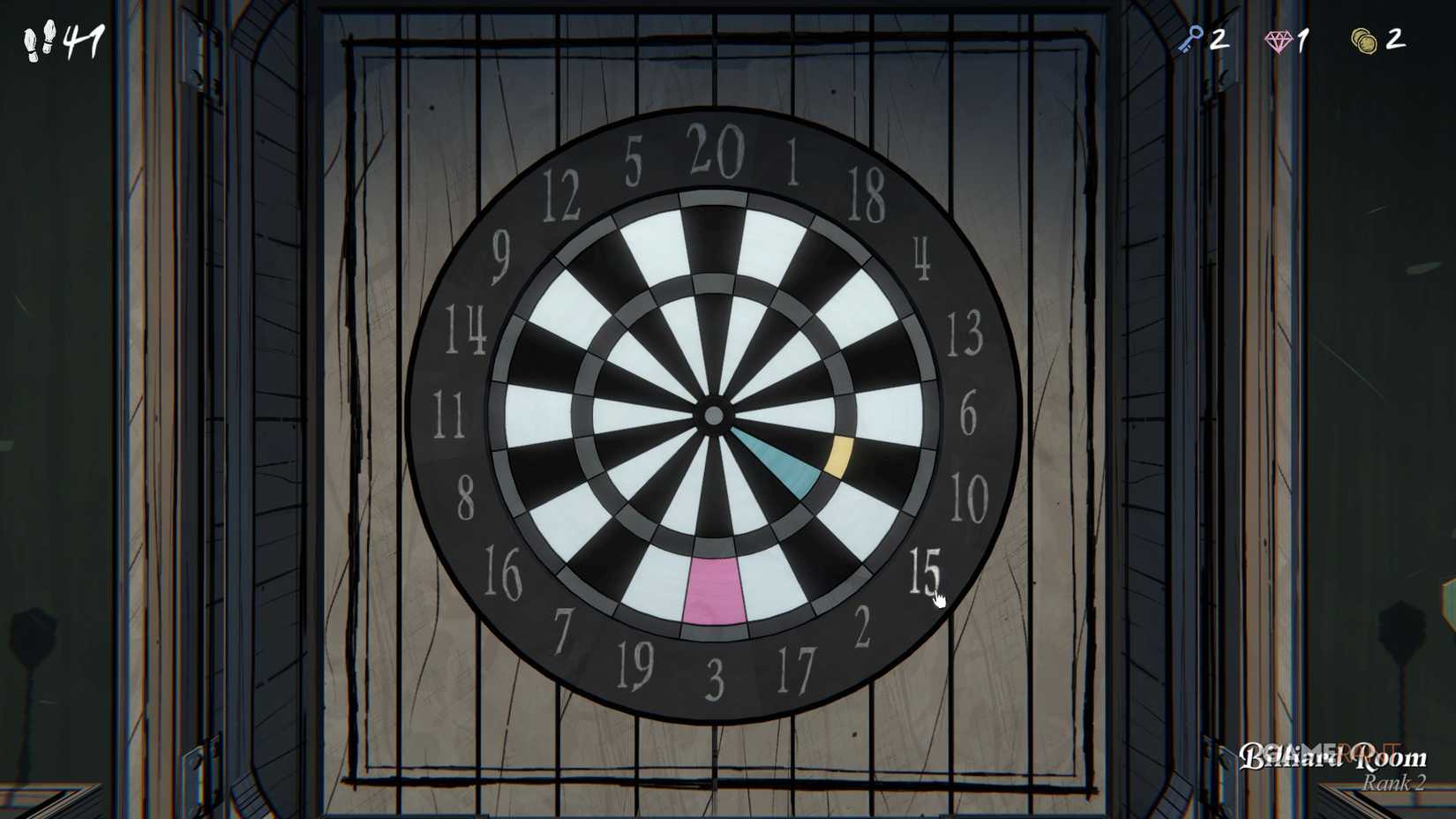 blue prince how to solve dartboard puzzle 5