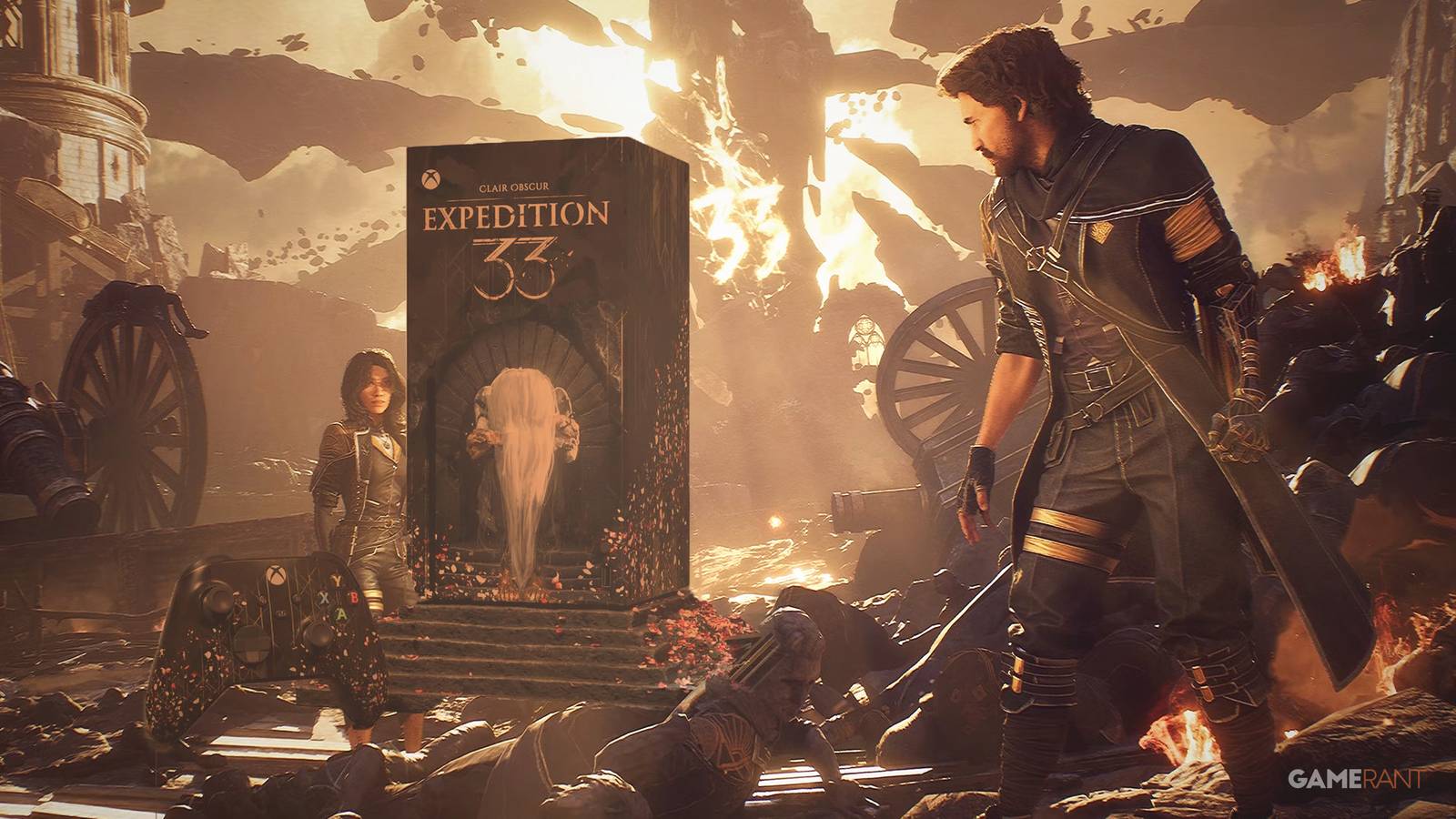 Clair Obscur Expedition 33 Xbox Series X custom console 2x1 composite