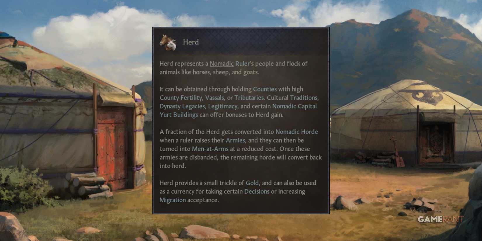 Crusader Kings 3 - Khans of the Steppe - Herd