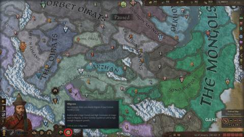 Crusader Kings 3 - Khans of the Steppe - Migrate Button