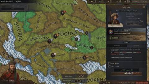 Crusader Kings 3 - Khans of the Steppe - Migrate