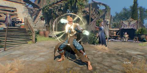 Drunken Master Monk shows off a new animation in Baldur's Gate 3 Patch 8, surrounded by radiant energy