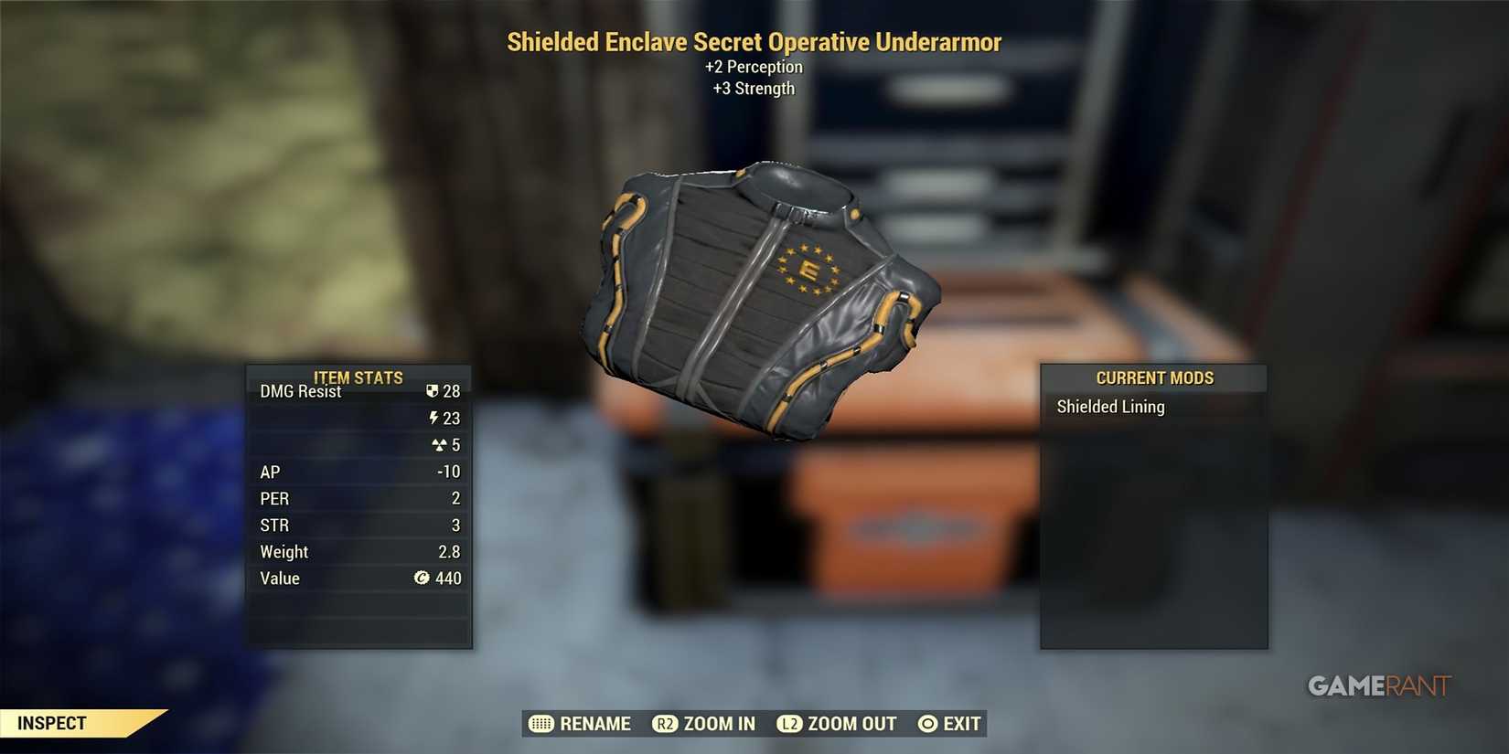 Fallout 76 Underarmor