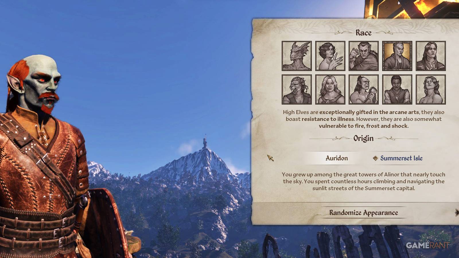 featured image, all origins in oblivion remastered