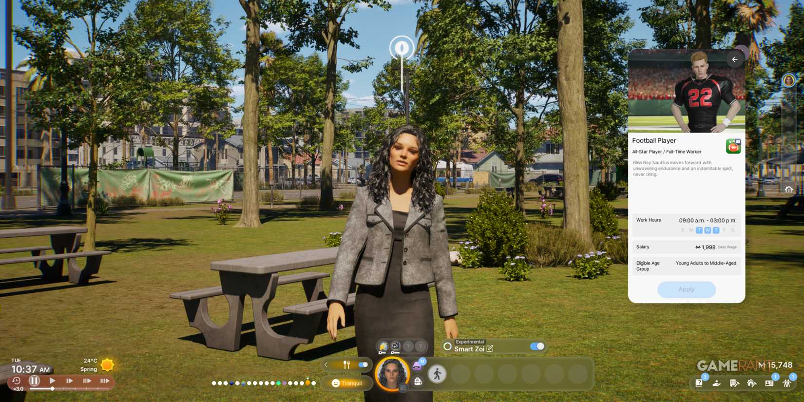 Football Player position at Bliss Bay Nautilus, 9 to 3, brings M1,998 daily, great choice for sporty careers