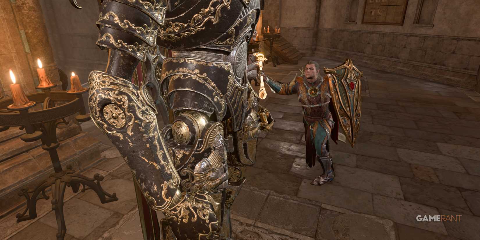 Halsin attacking a Steel Watcher in BG3