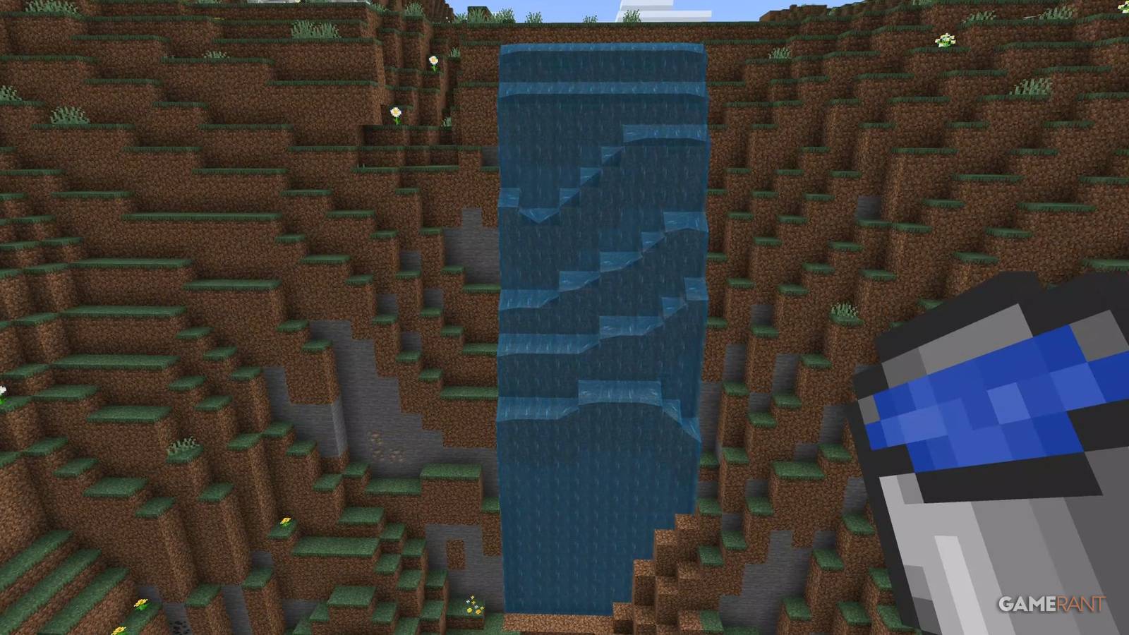 Waterfall Build In Minecraft How To Make A Waterfall In Minecraft