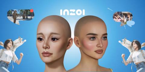 sabrina carpenter and ariana grande recreated using inzoi's character creation tool.