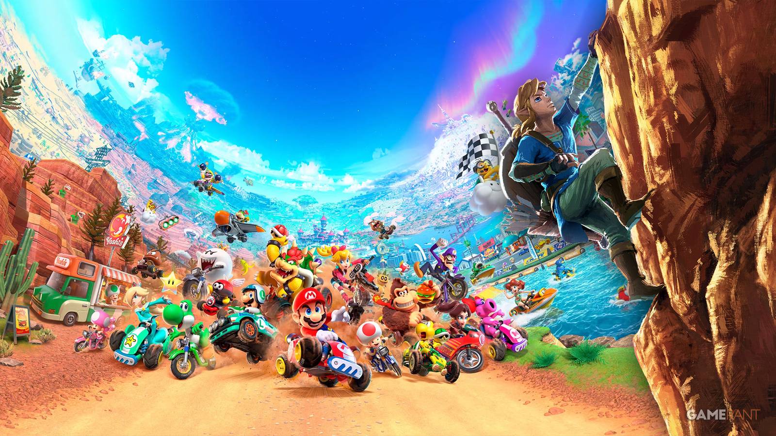 Mario Kart World Breath of the Wild