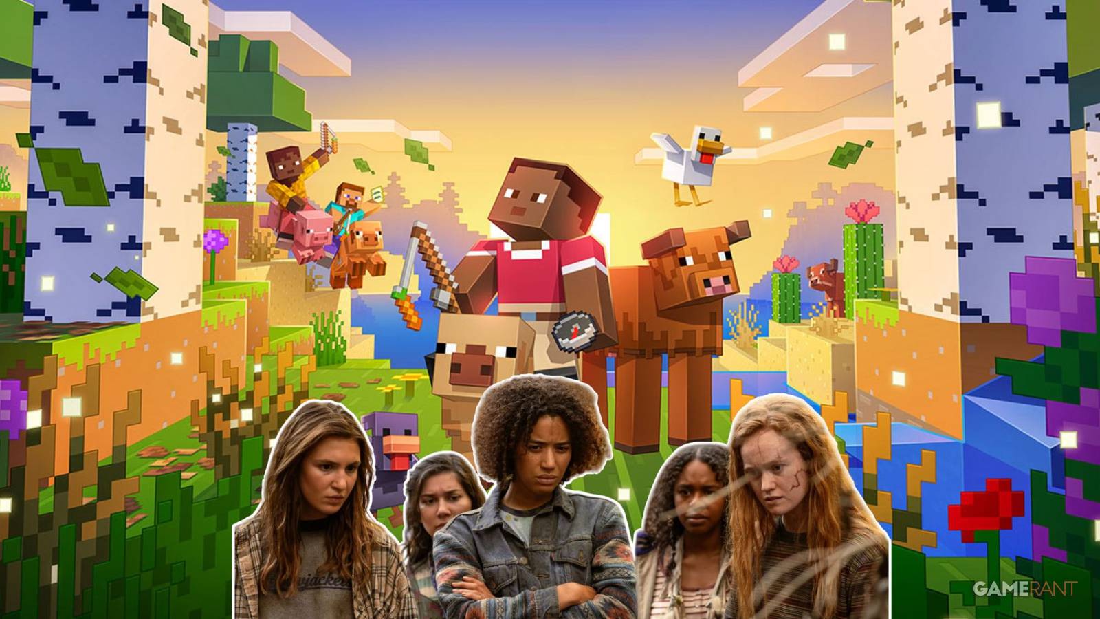 minecraft player builds pit trap from yellowjackets