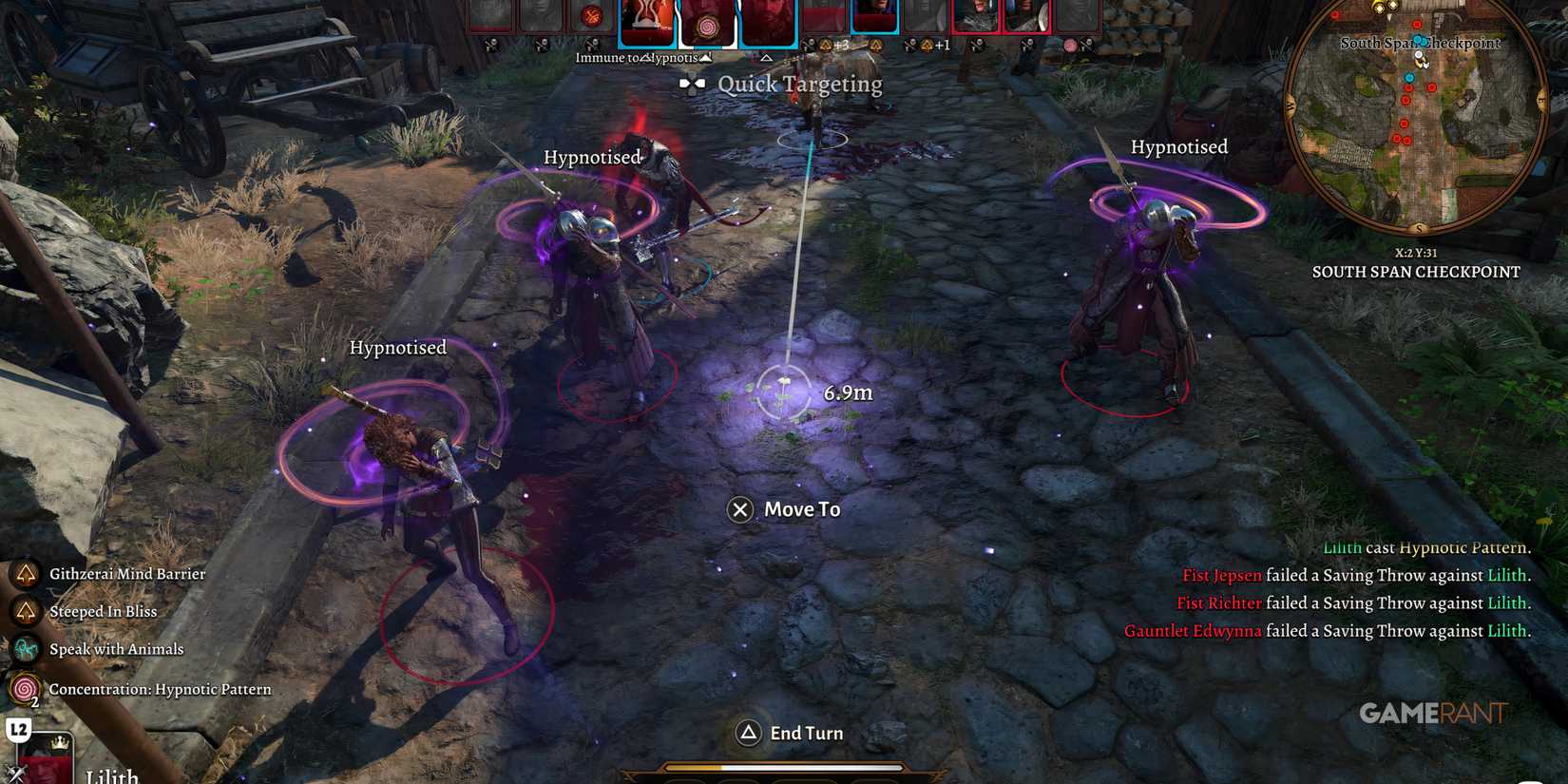 Baldur's Gate 3: 10 Best Non-Damage Spells, Ranked player hypnotizes enemies