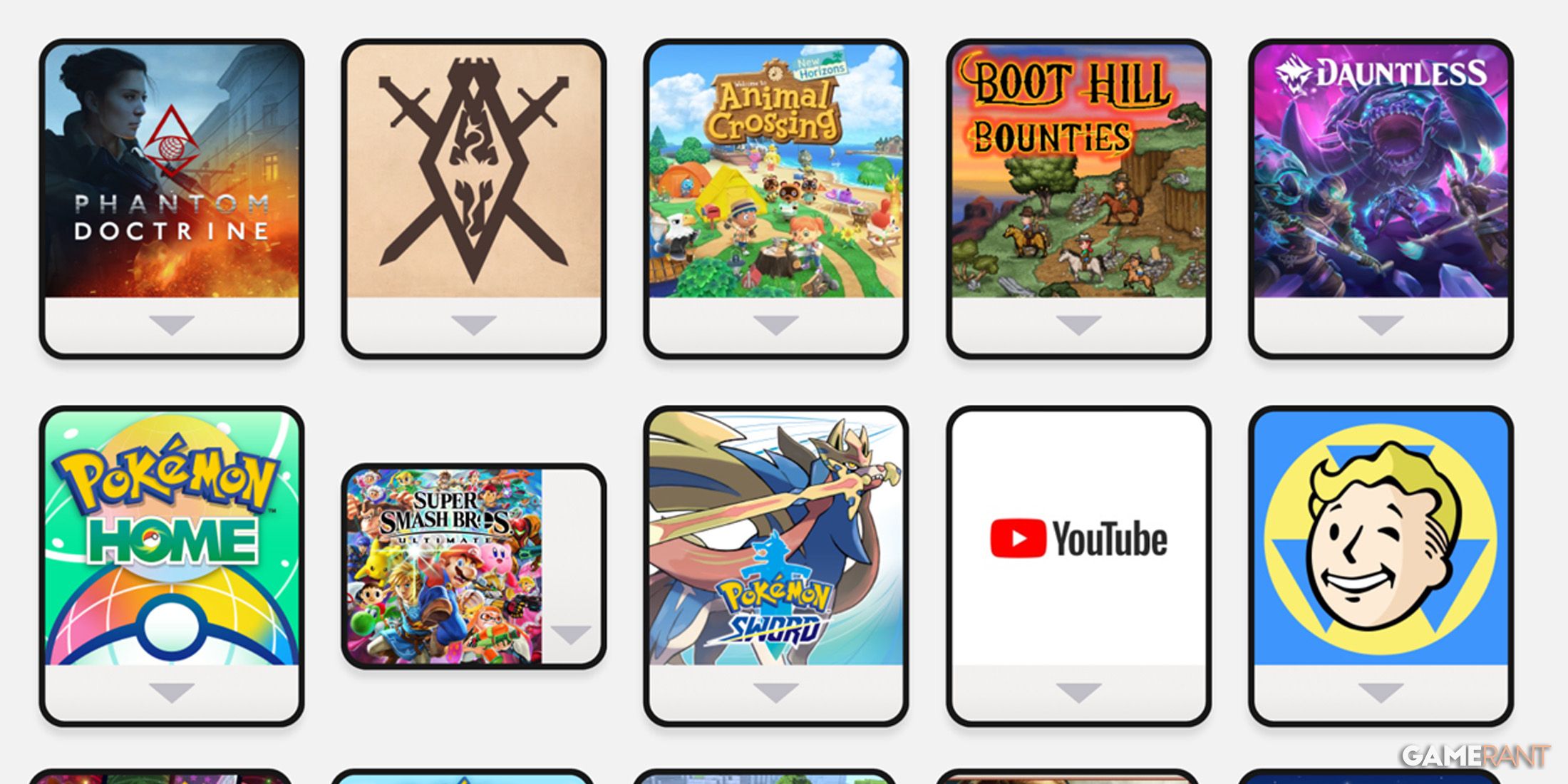 Switch Sanal Oyun Kartları