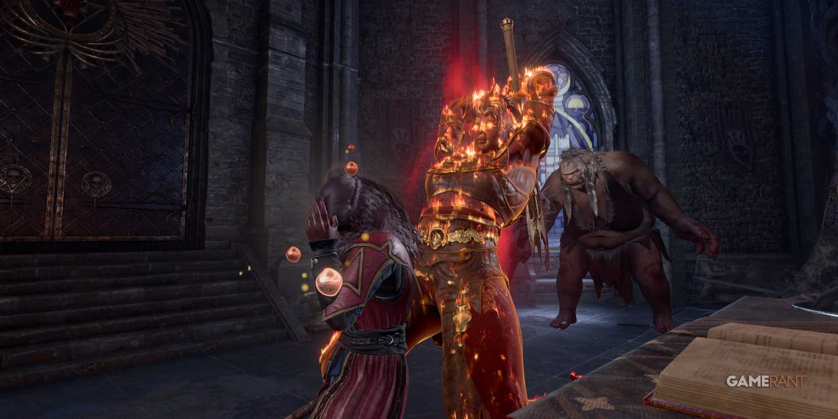 Patch 8 multiclass of Karlach combining raw rage from Giant Barbarian and martial power of Fighter in Baldur's Gate 3