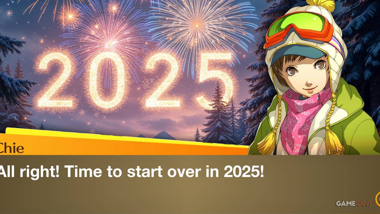 Persona 4 Golden Start Over 2025
