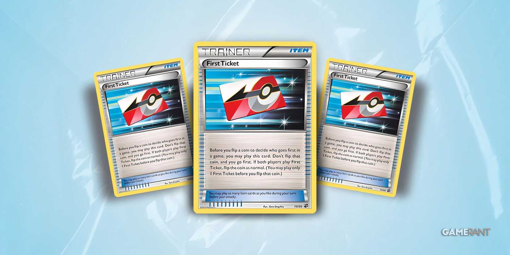 first ticket from pokemon tcg. 