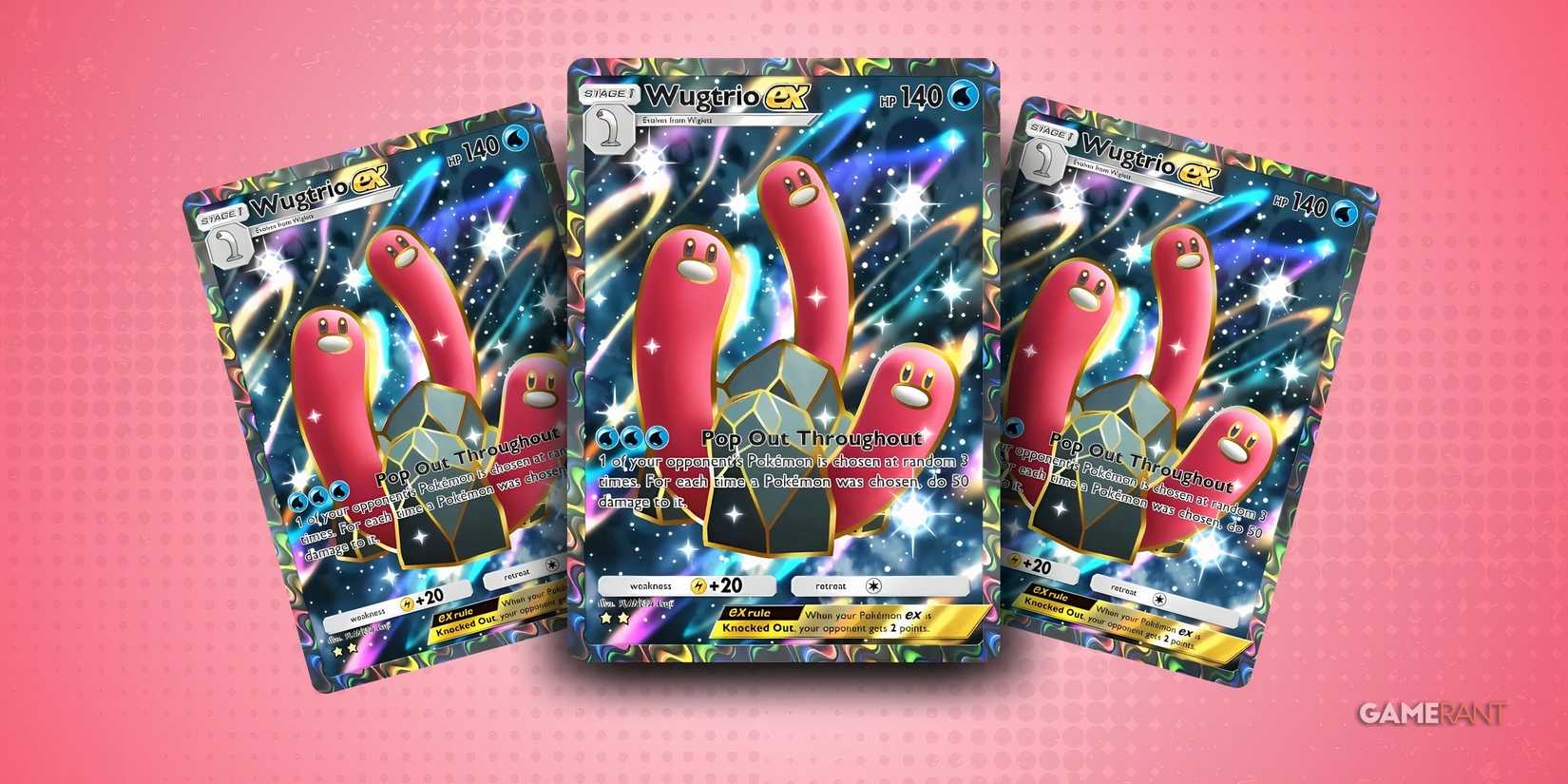 wugtrio ex card in pokemon tcg pocket.