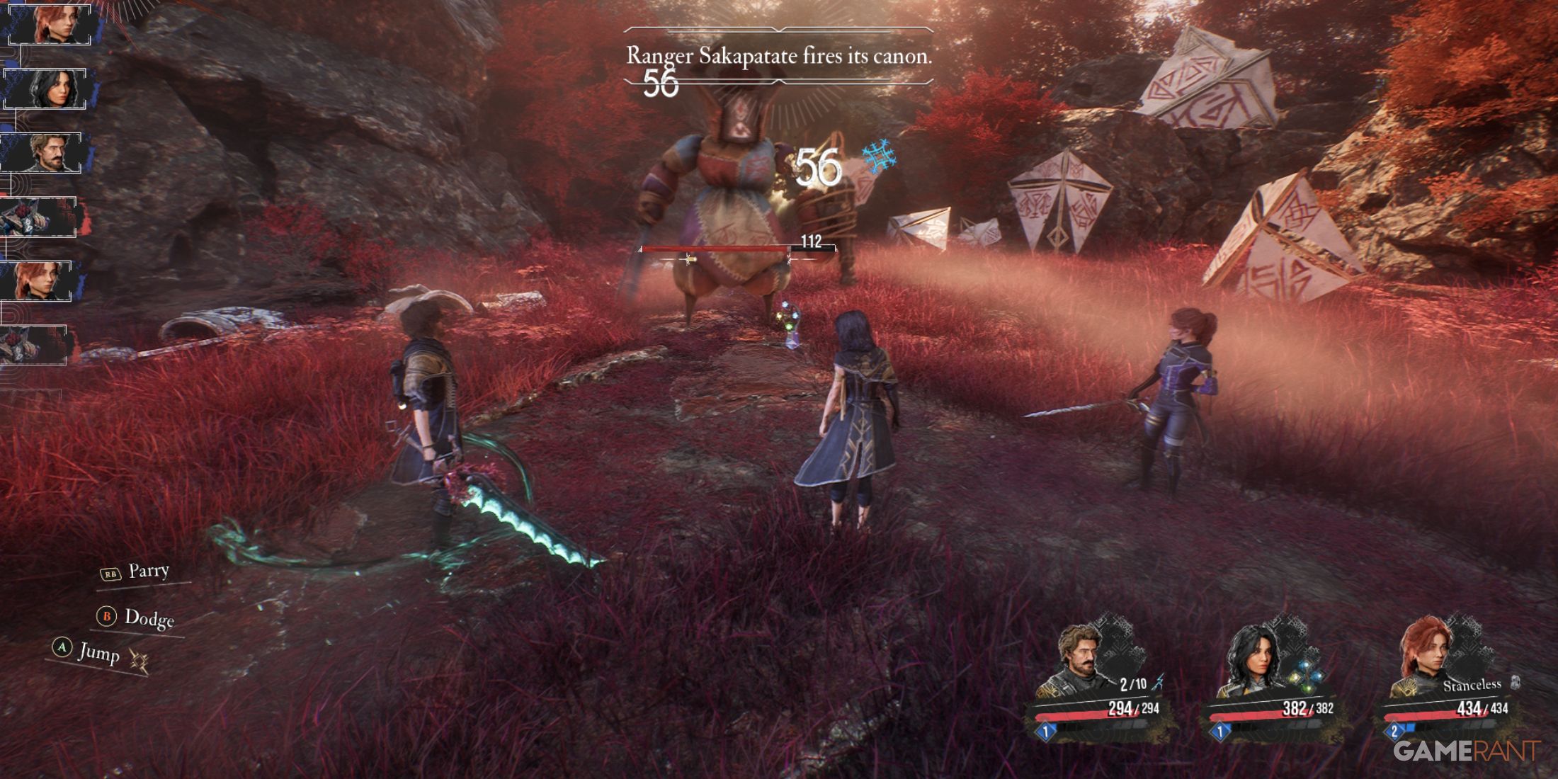 Reactive battle