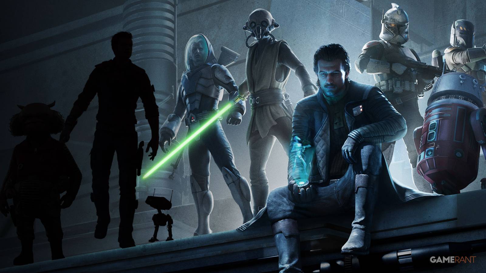 Several characters from Star Wars Zero Company