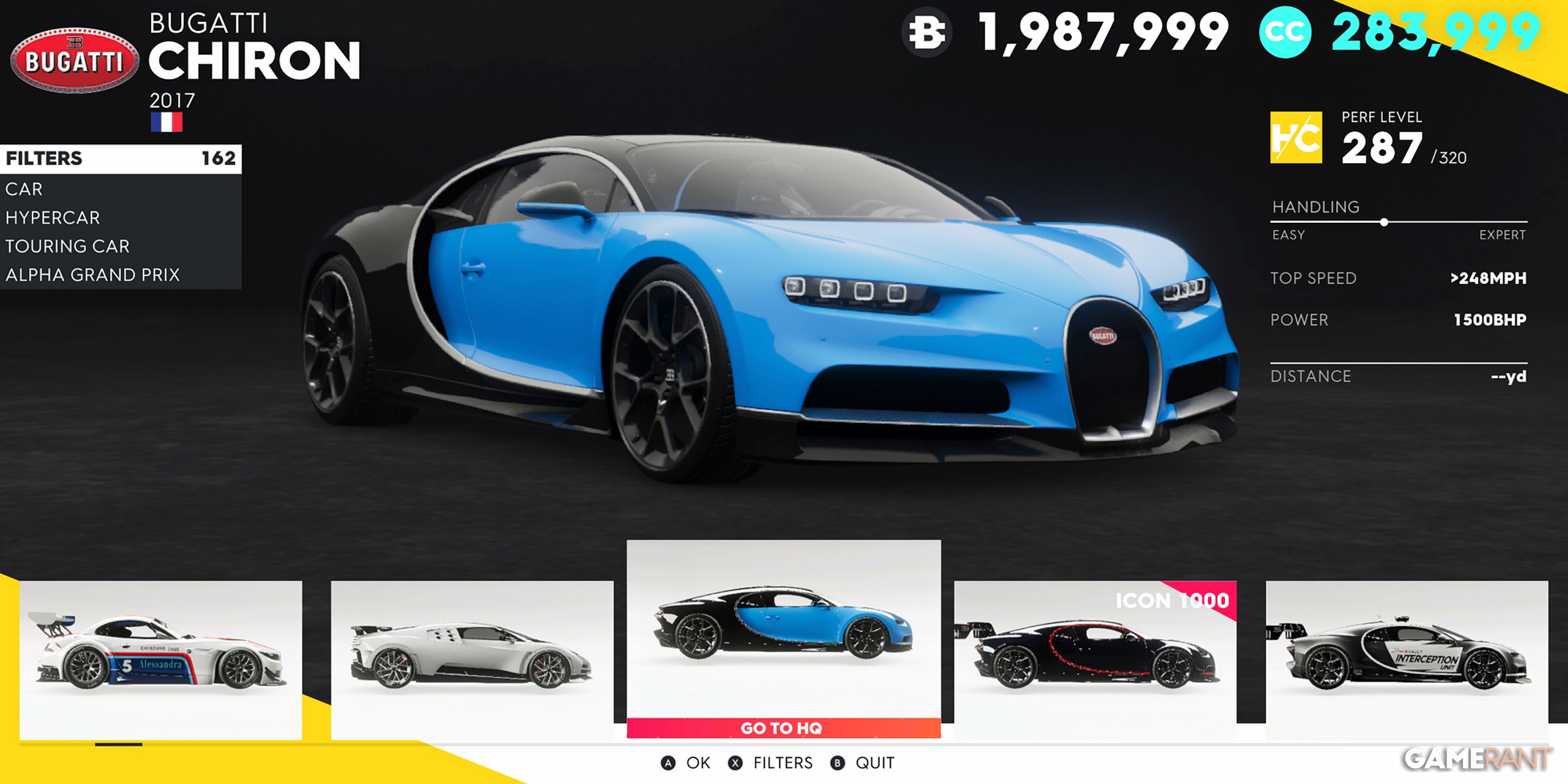 The Crew 2 Bugatti Chiron