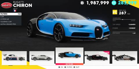The Crew 2 Bugatti Chiron