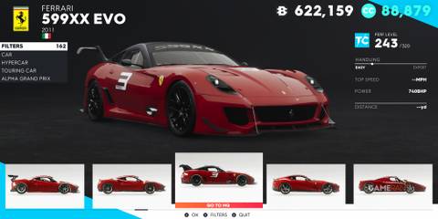 The Crew 2 Ferrari 599XX Evo