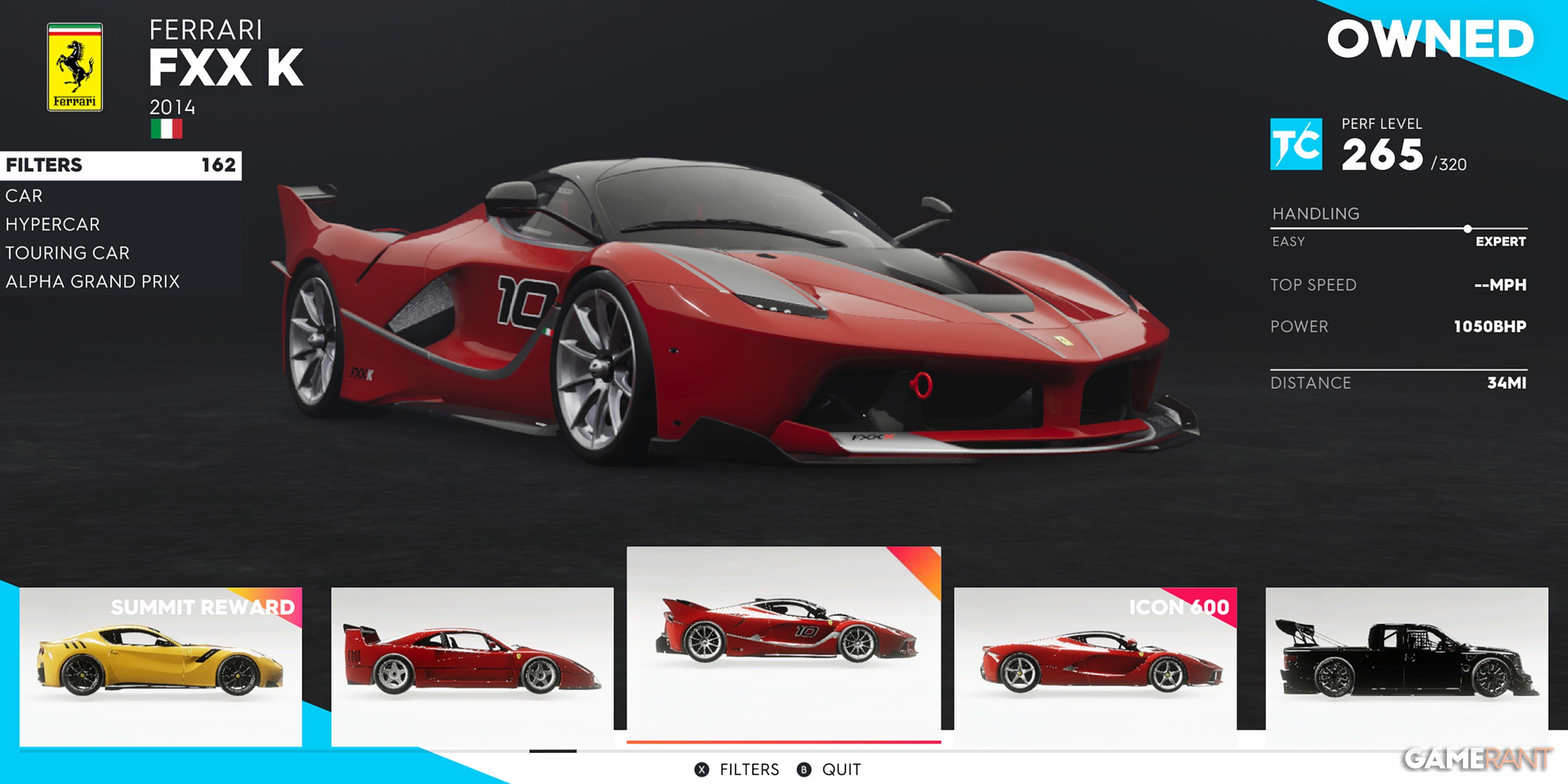 The Crew 2 Ferrari FXX K