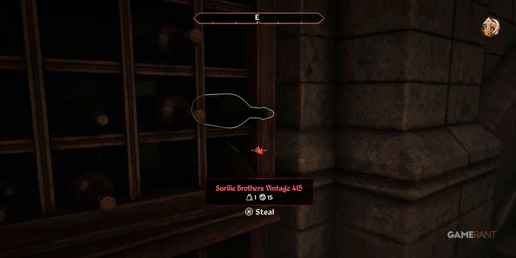 Stealing vintage wine in The Elder Scrolls 4: Oblivion Remastered