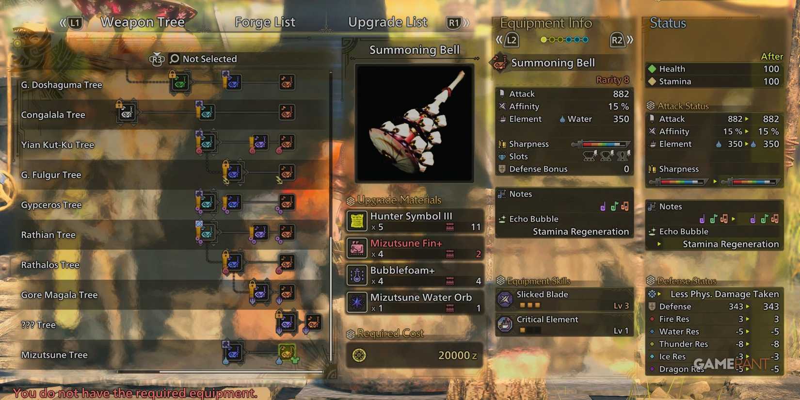 Summoning Bell Hunting Horn in Monster Hunter Wilds