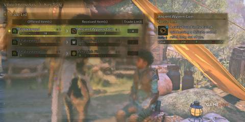 Trading for Ancient Wyvern Coins in Monster Hunter Wilds