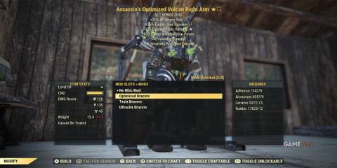 Vulcan Power Armor Mods