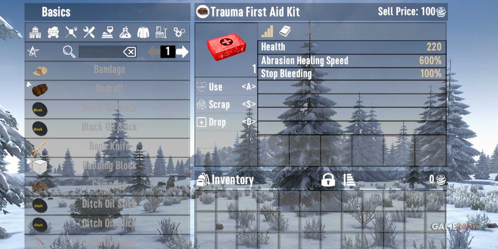 War Of The Walkers New Healing Items