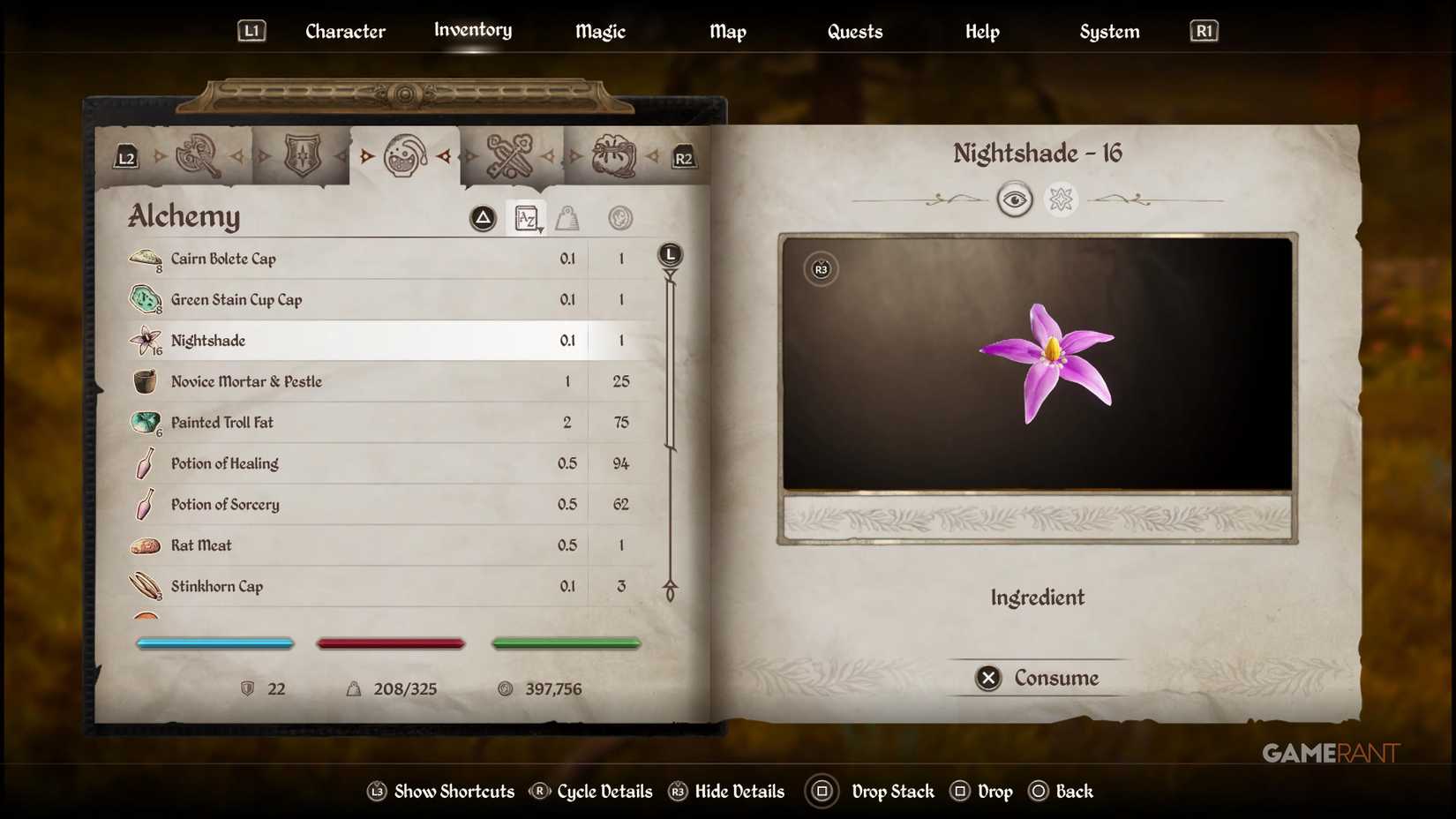 Where to Get Nightshade in Oblivion Remastered 9