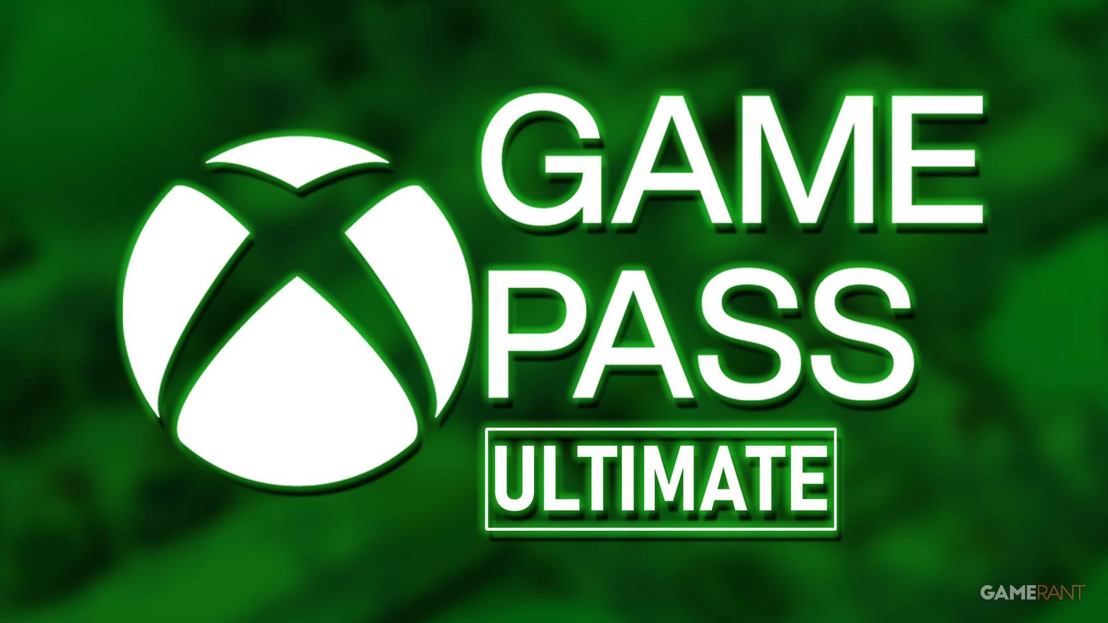 Xbox Game Pass Ultimate logo over blurred and green-tinted Tempopo promo gameplay screenshot