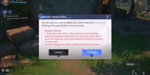 Account Management Bot How to delete a character Crystal of Atlan (3)