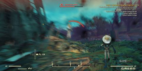 Alien Battle In Fallout 76