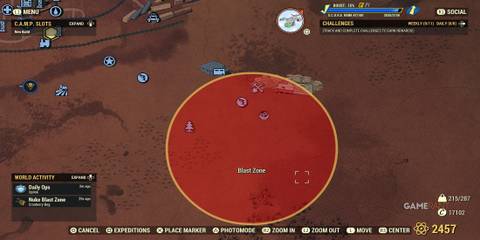 Blast Zone In Fallout 76